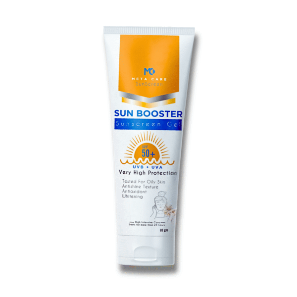 sun booster sunscreen fluid gel spf 50+ 80 gram