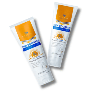sun booster sunscreen fluid gel spf 50+ 80 gram
