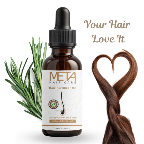 meta care meta hair care rosemary mint scalp & hair strengthening fertilizer oil infused with biotin & encourages growth 50ml